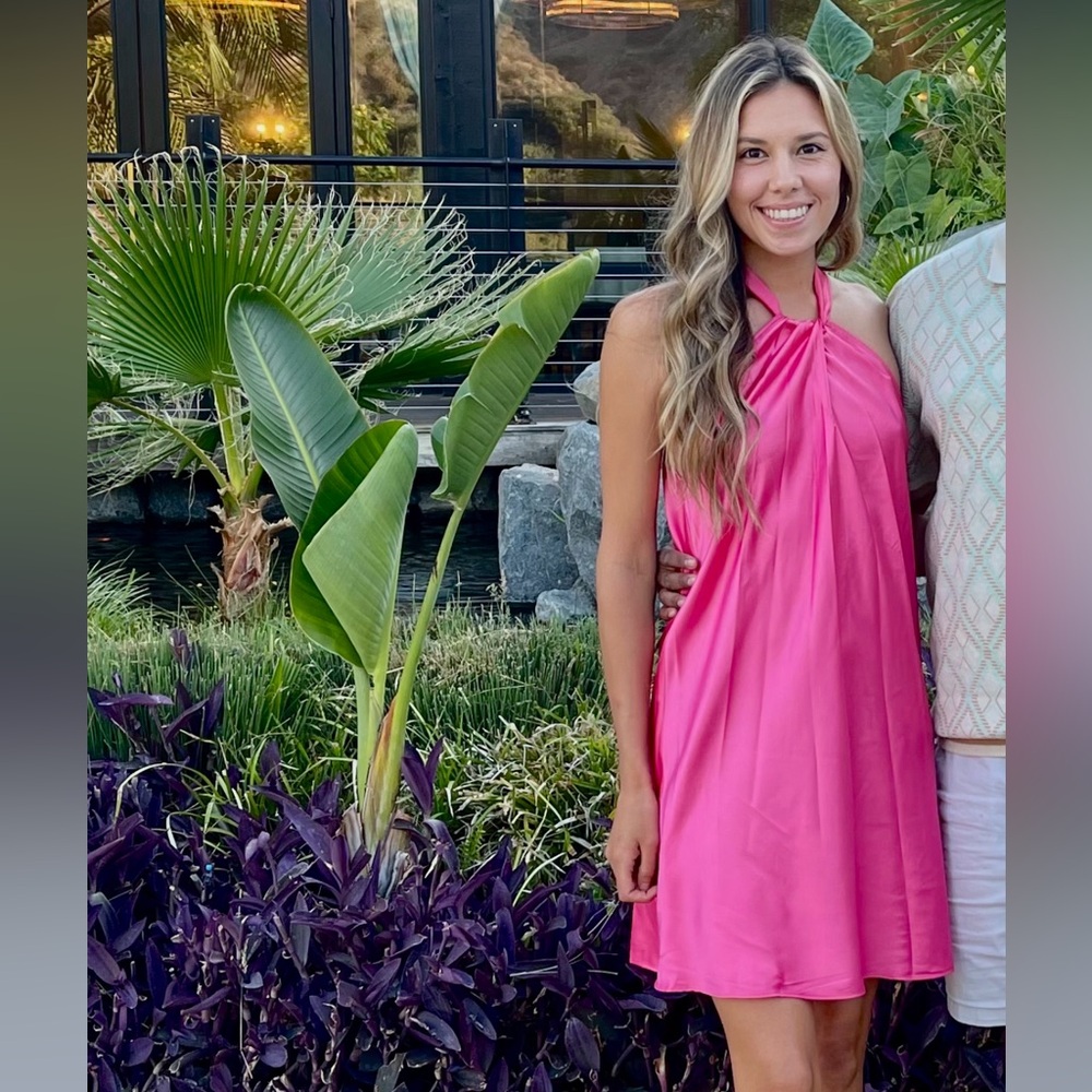 Pink Halter Dress